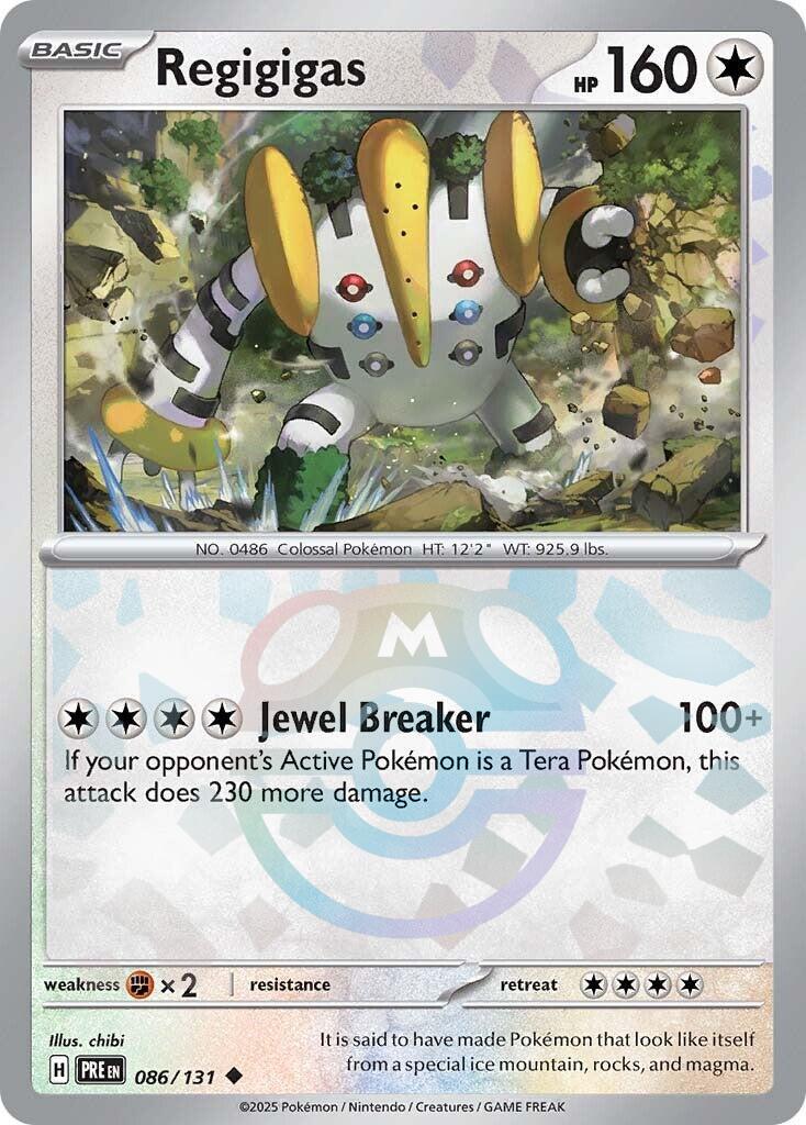 Prismatic Evolutions Regigigas [Master-Ball] Pokémon card