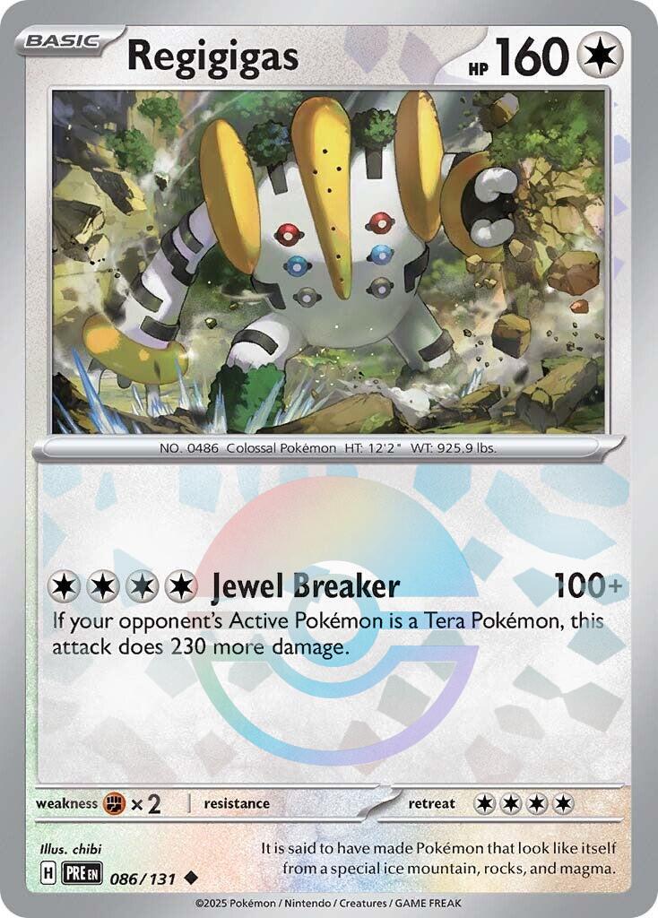 Prismatic Evolutions Regigigas [Poke-Ball] Pokémon card
