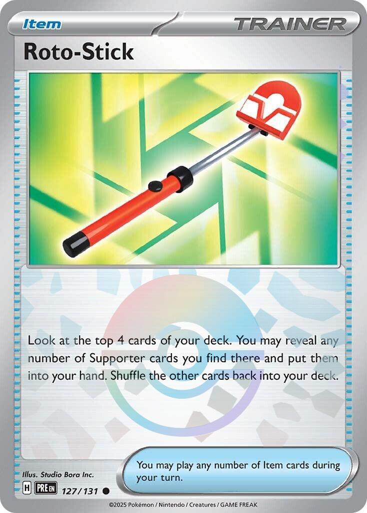 Prismatic Evolutions Roto Stick [Poke-Ball] Pokémon card