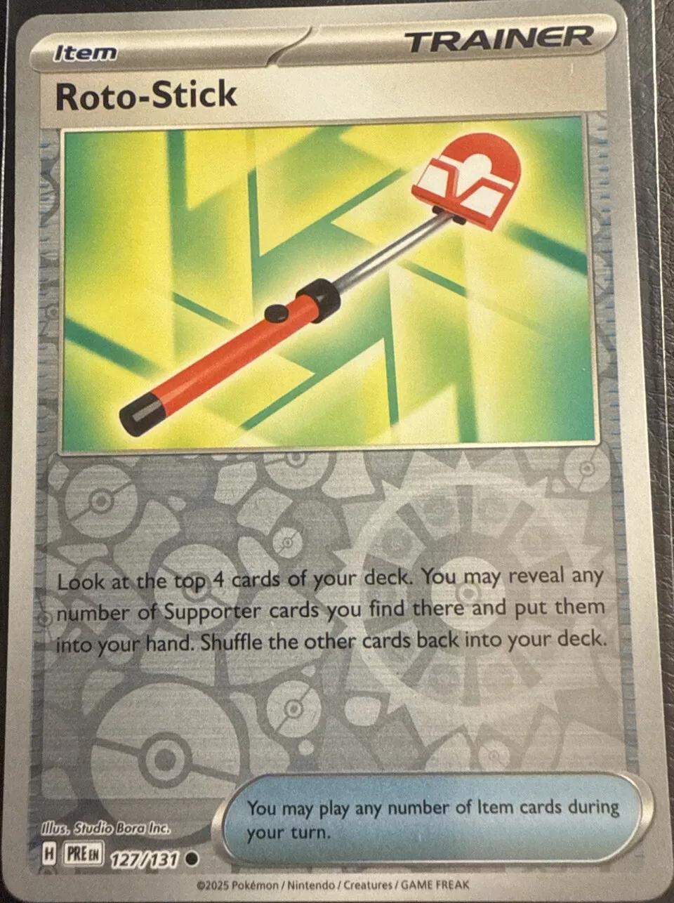Prismatic Evolutions Roto Stick [Reverse] Pokémon card