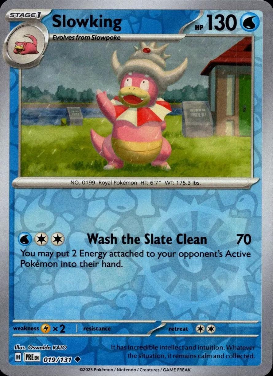 Prismatic Evolutions Slowking [Reverse] Pokémon card