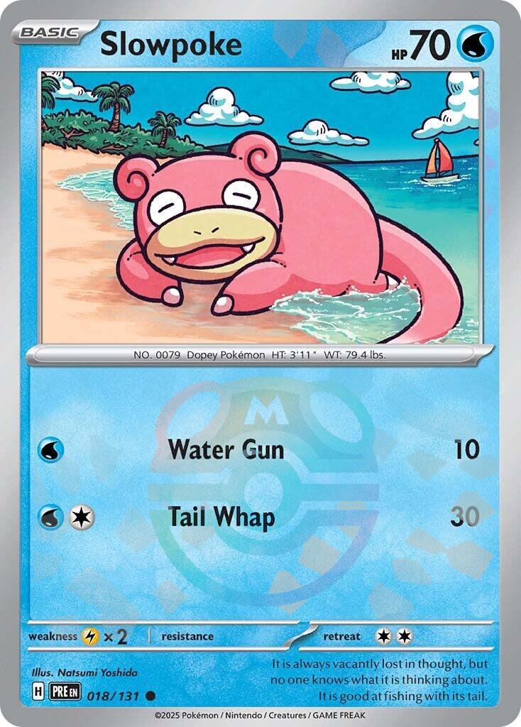 Prismatic Evolutions Slowpoke [Master-Ball] Pokémon card