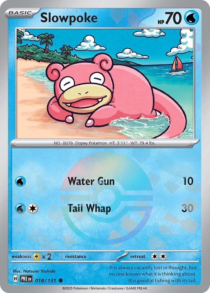 Prismatic Evolutions Slowpoke [Poke-Ball] Pokémon card