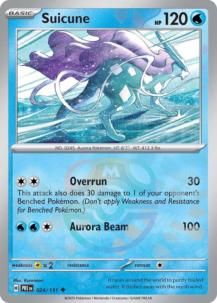 Prismatic Evolutions Suicune [Master-Ball] Pokémon card
