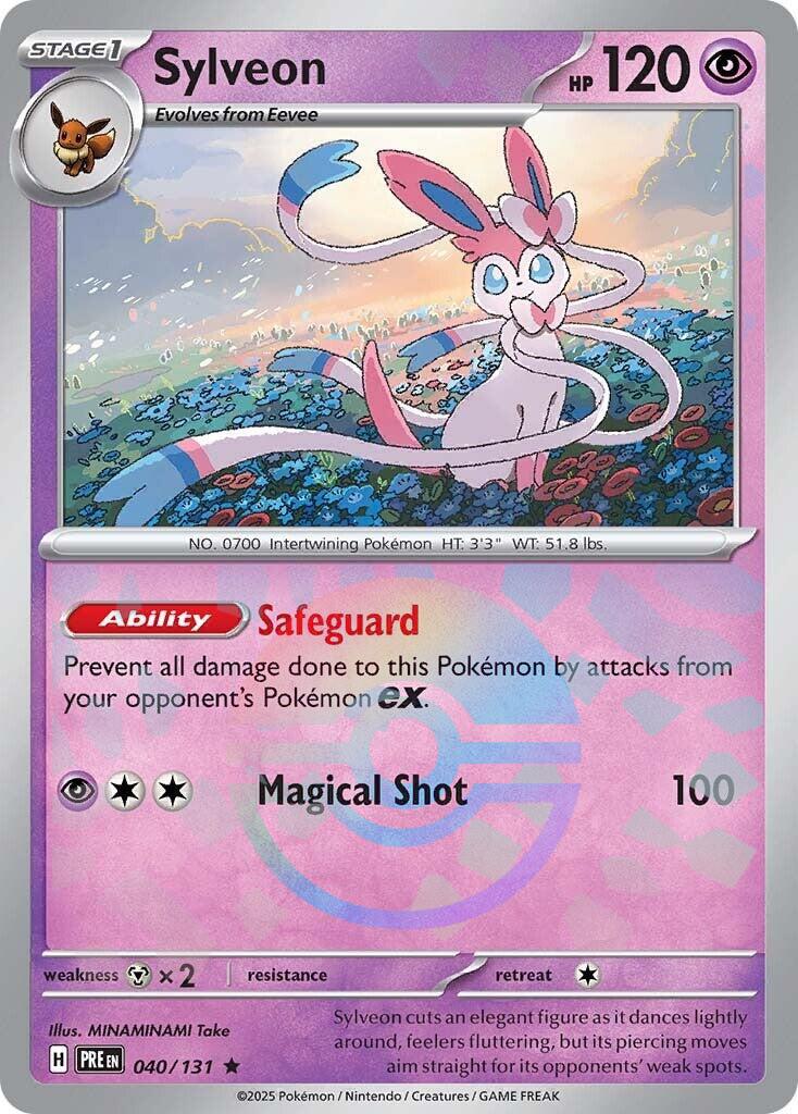 Prismatic Evolutions Sylveon [Poke-Ball] Pokémon card