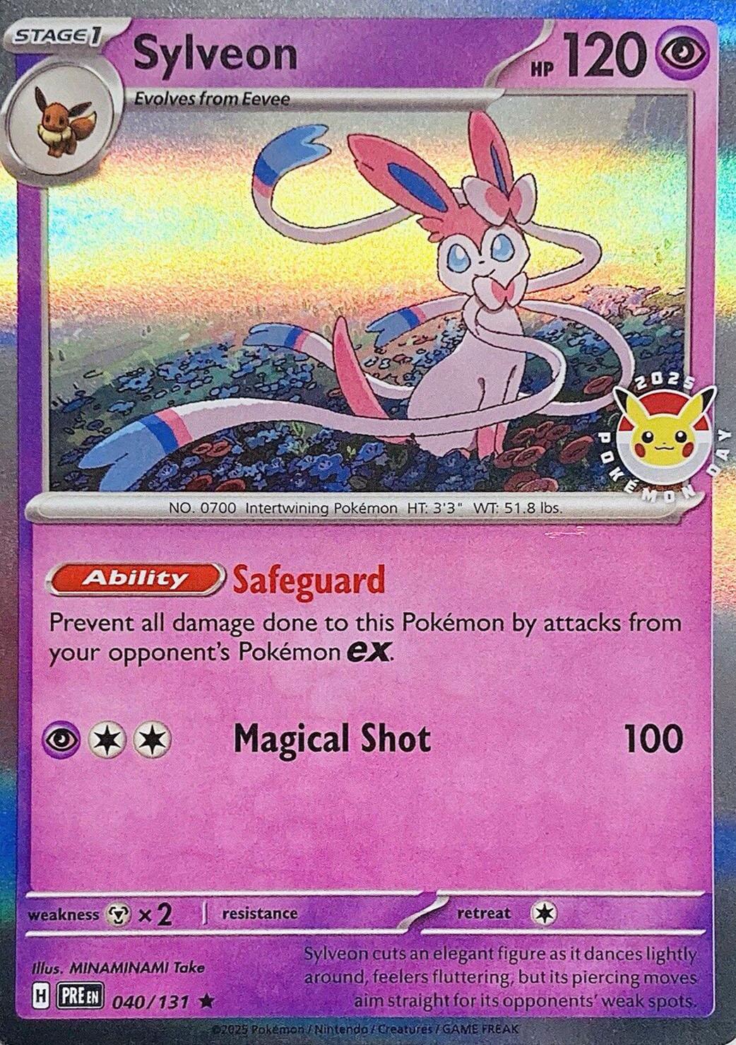 Prismatic Evolutions Sylveon [Pokemon-Day-2025] Pokémon card