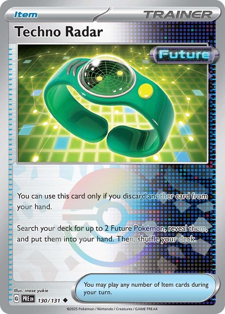 Prismatic Evolutions Techno Radar [Poke-Ball] Pokémon card