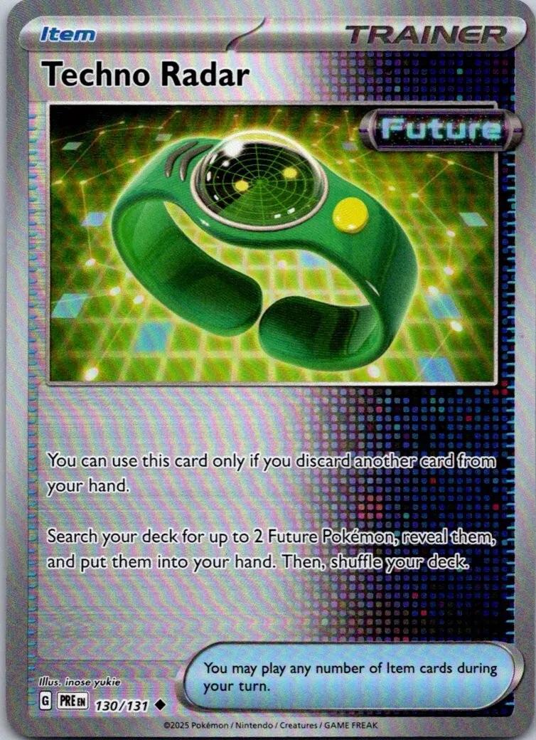Prismatic Evolutions Techno Radar [Reverse] Pokémon card