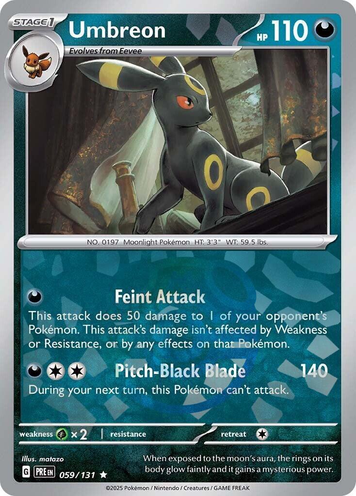 Prismatic Evolutions Umbreon [Master-Ball] Pokémon card
