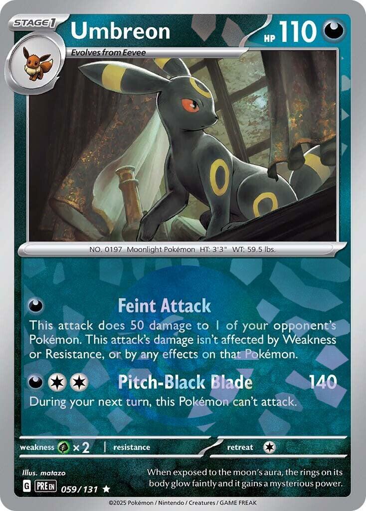 Prismatic Evolutions Umbreon [Poke-Ball] Pokémon card