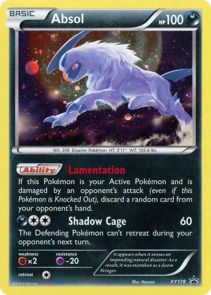 Promo Absol Pokémon card