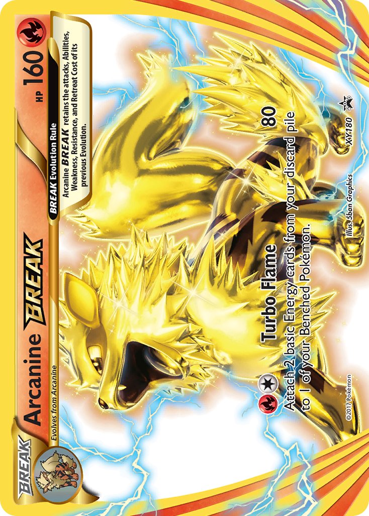Promo Arcanine BREAK Pokémon card