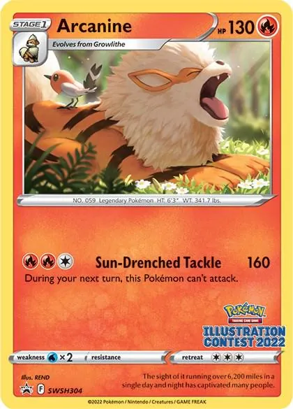 SWSH Black Star Promos Arcanine Pokémon card
