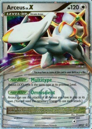 Promo Arceus LV.X Pokémon card