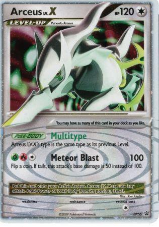 Promo Arceus LV.X Pokémon card