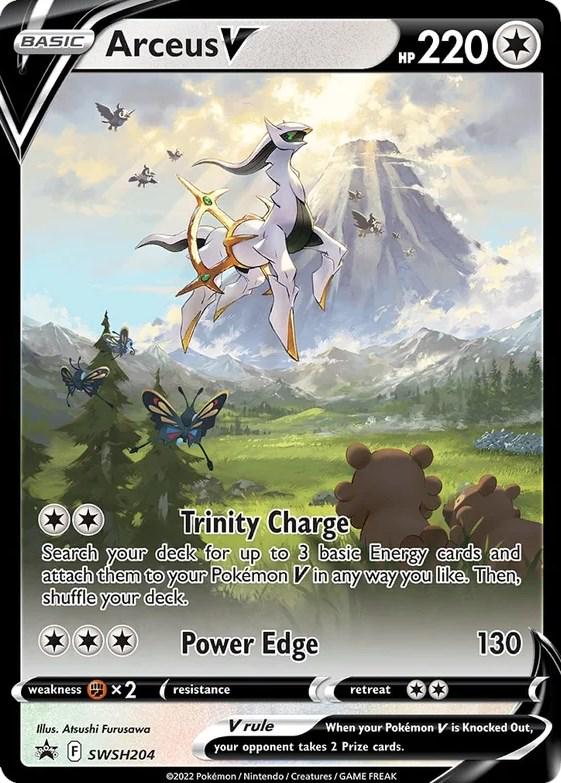 Promo Arceus V Pokémon card