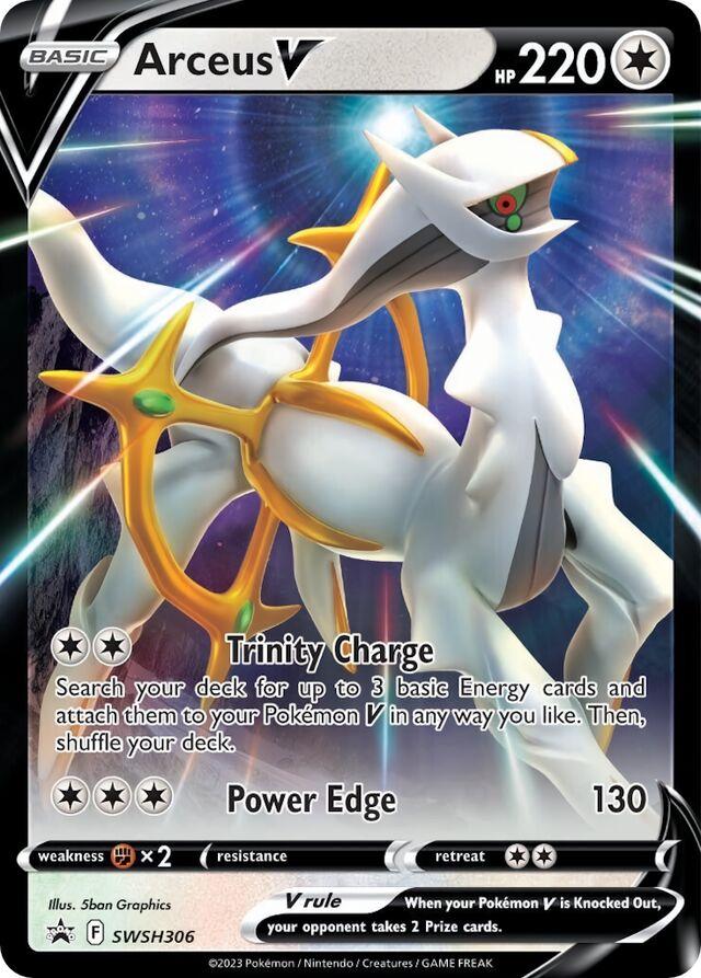 Promo Arceus V Pokémon card
