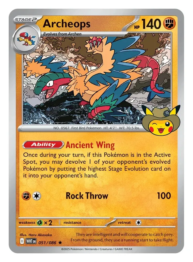 Promo Archeops [Fossil-Museum-Exclusive] Pokémon card