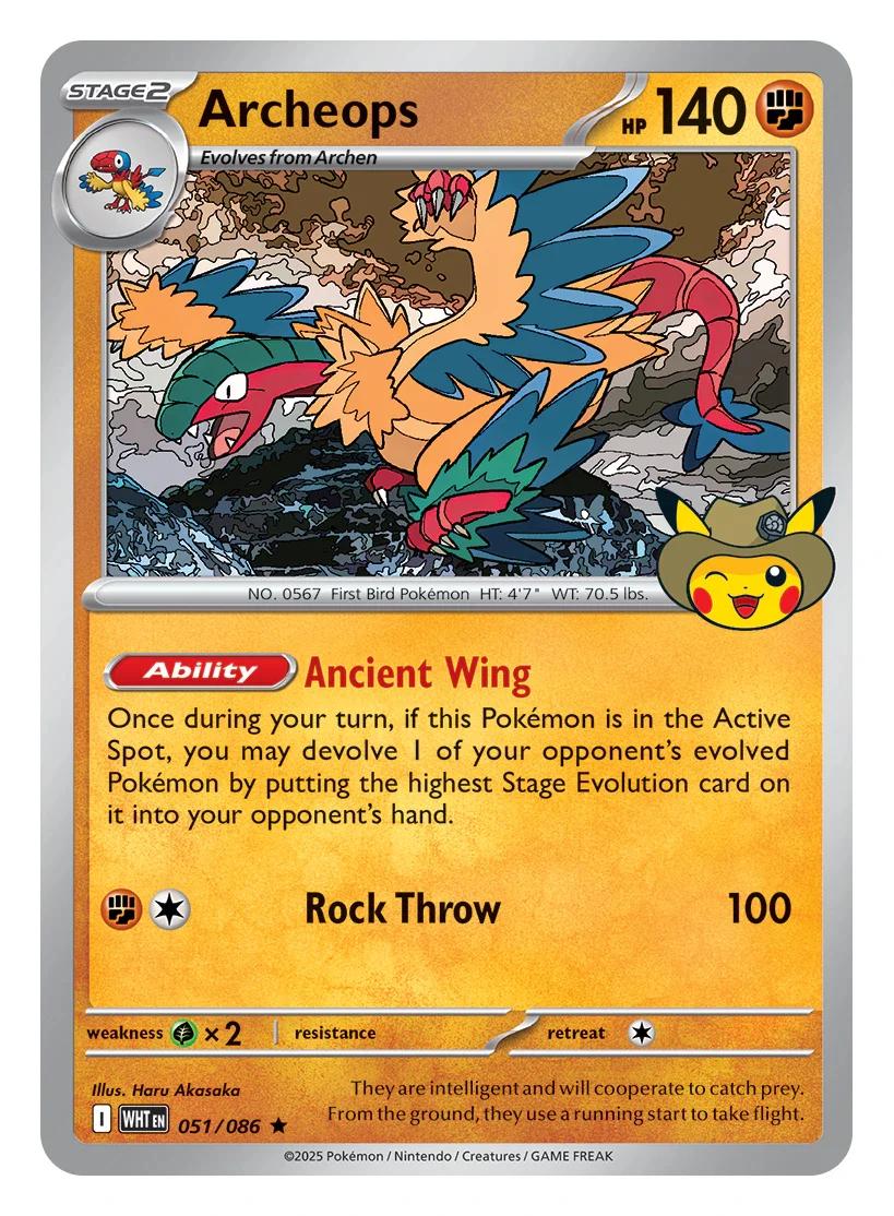 Promo Archeops [Pokemon-Fossil-Exhibit-Chicago-Exclusive] Pokémon card