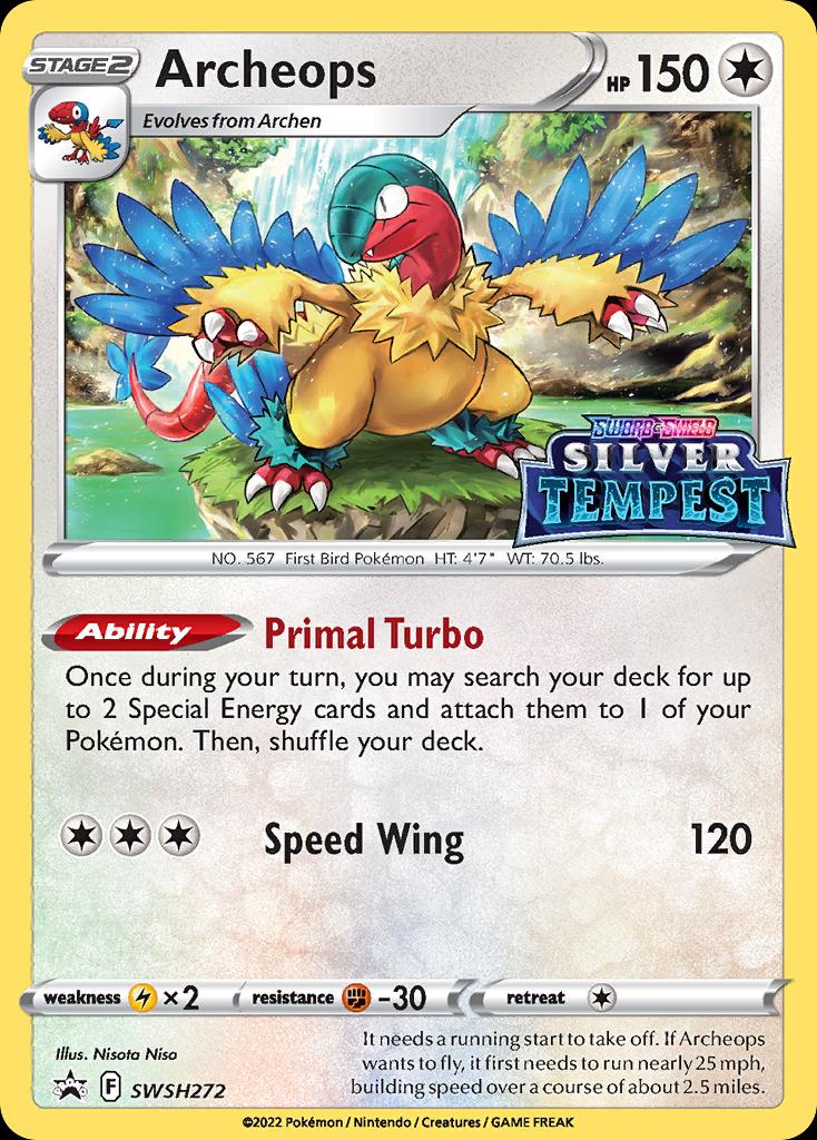 Promo Archeops Pokémon card