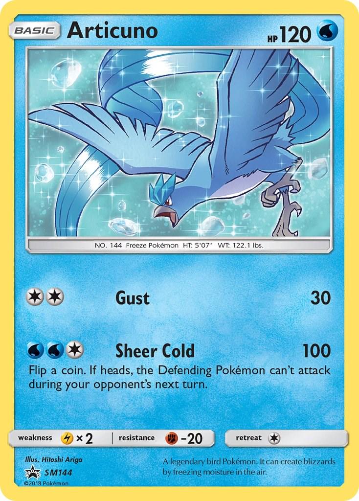 Promo Articuno Pokémon card