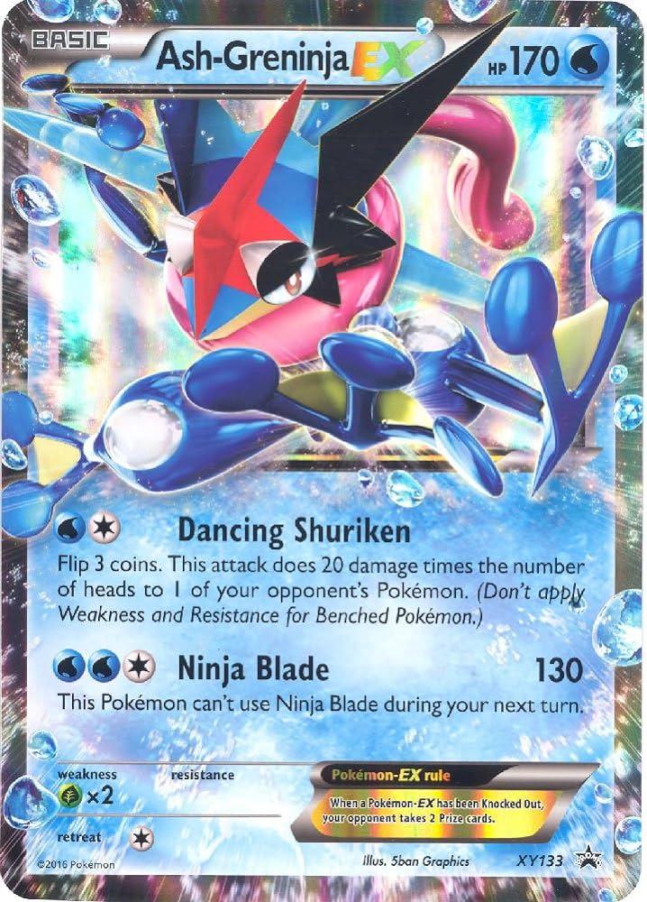 Promo Ash-Greninja EX Pokémon card