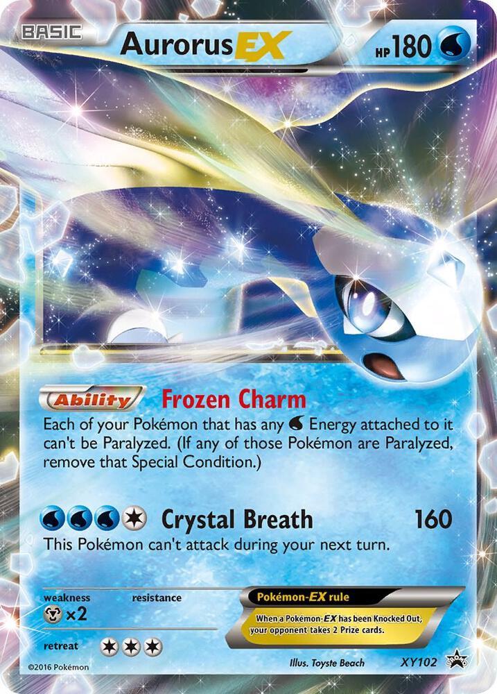 Promo Aurorus EX Pokémon card