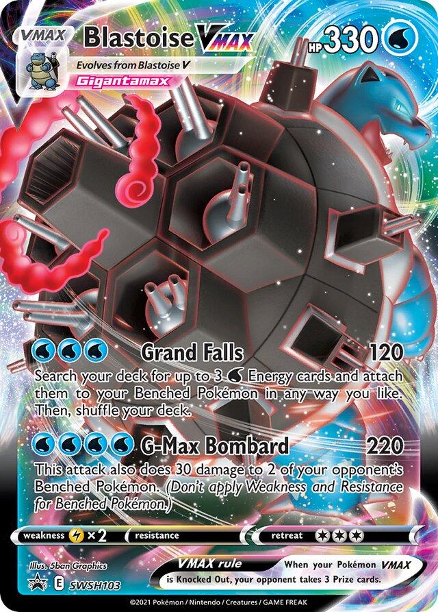 Promo Blastoise VMAX Pokémon card