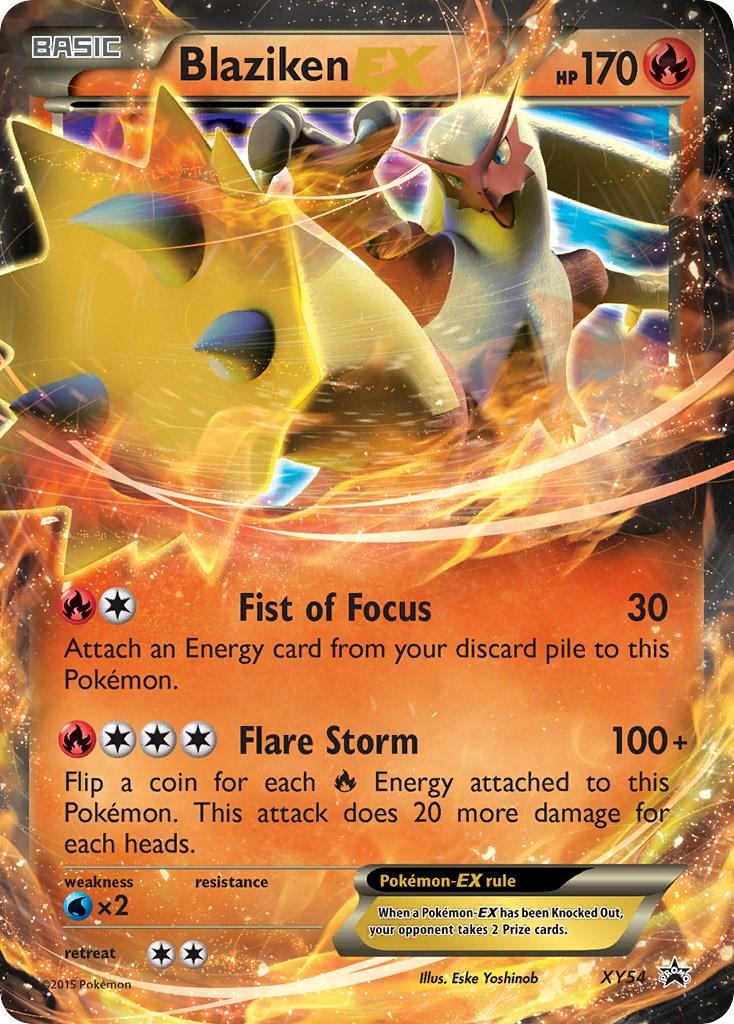 Promo Blaziken EX Pokémon card