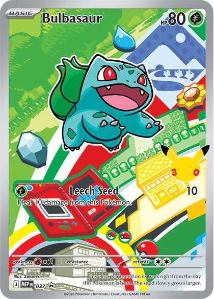 Promo Bulbasaur Pokémon card