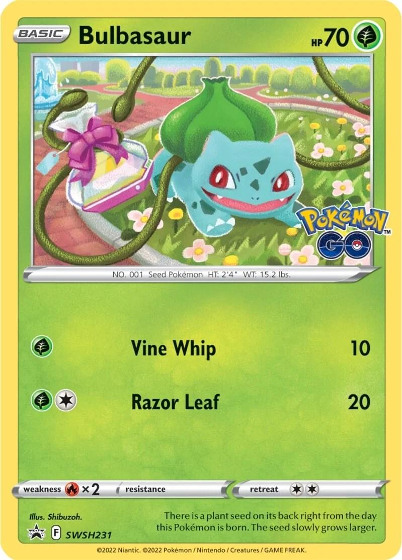 Promo Bulbasaur Pokémon card