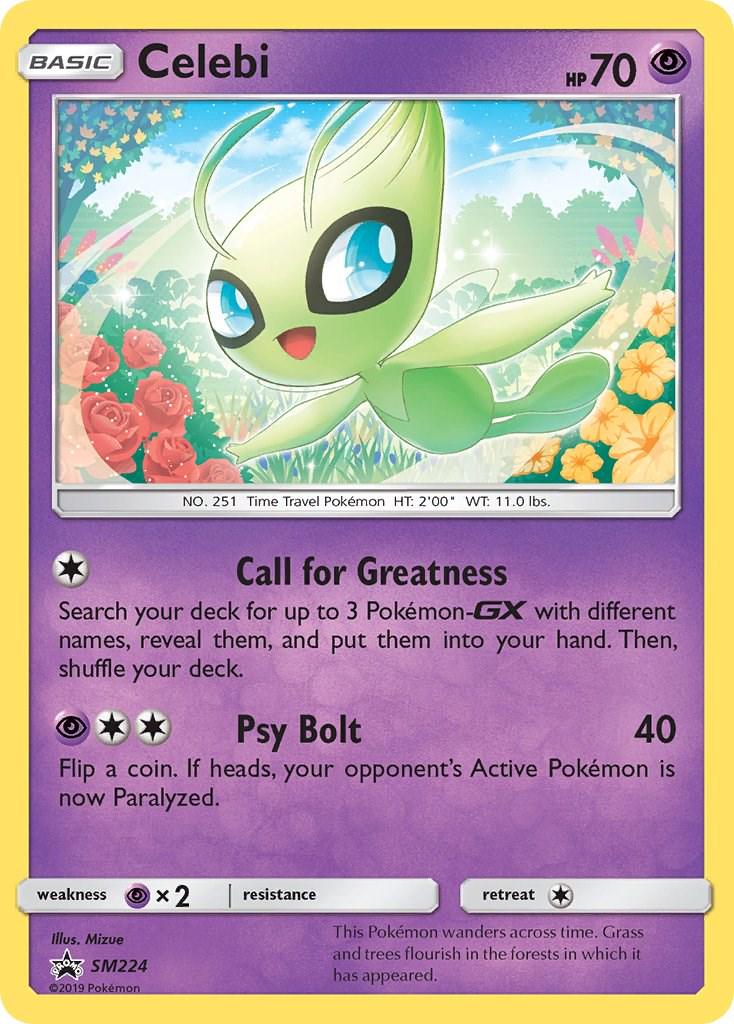 Promo Celebi Pokémon card