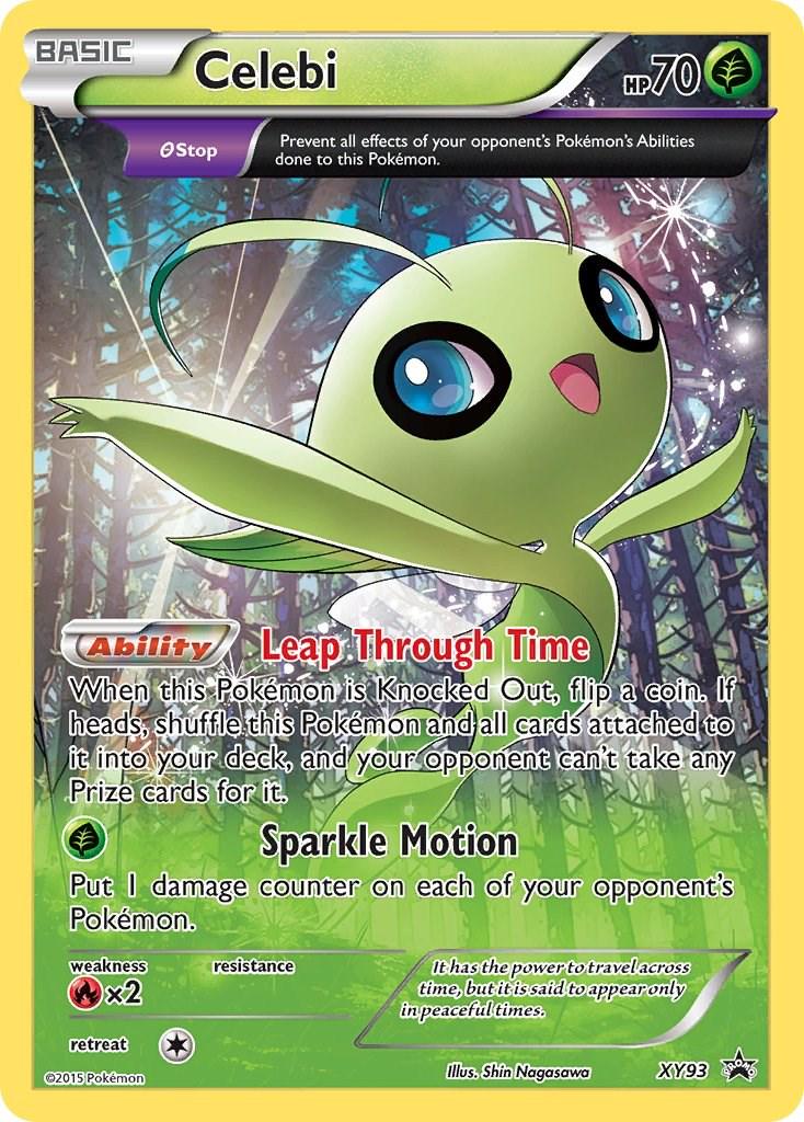 Promo Celebi Pokémon card