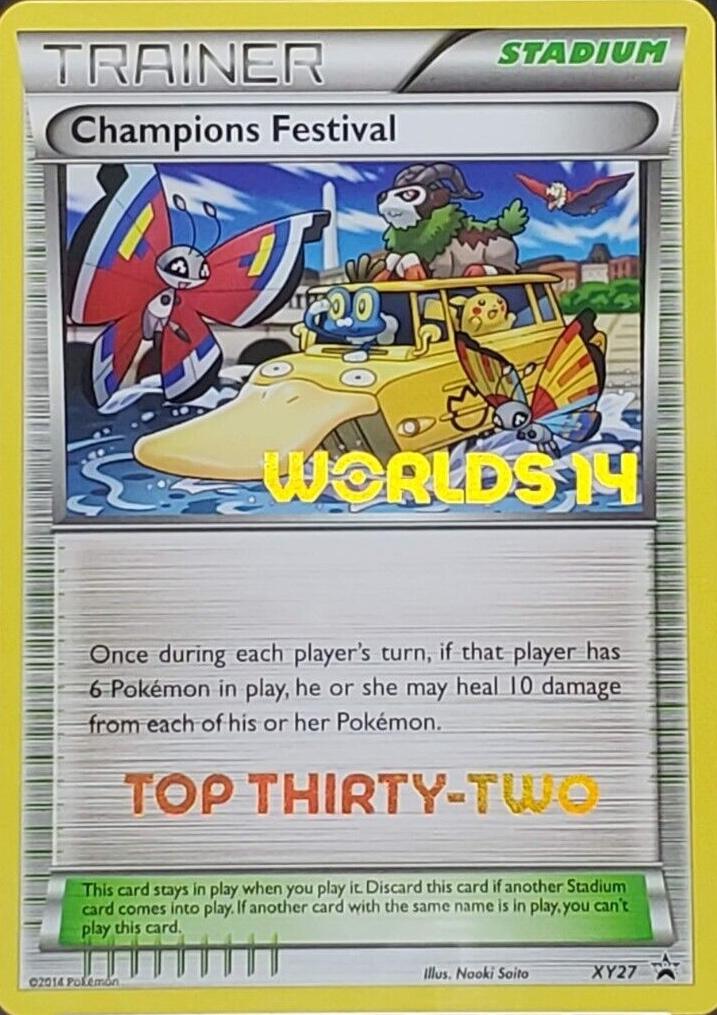 Promo Champions Festival [Top-Thirty-two] Pokémon card