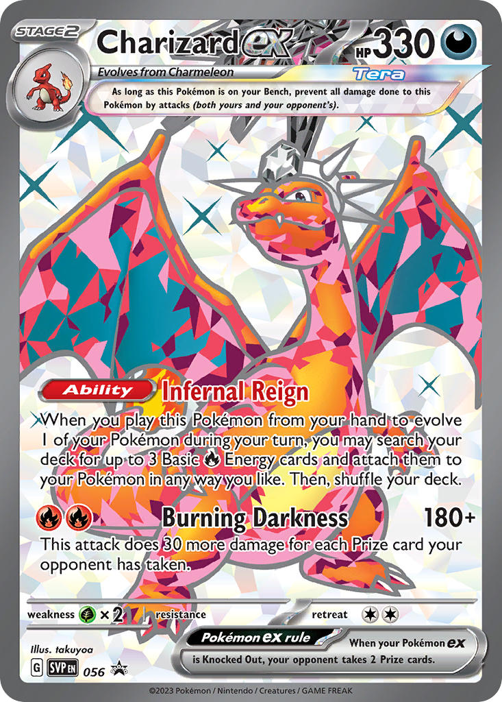 Promo Charizard ex Pokémon card
