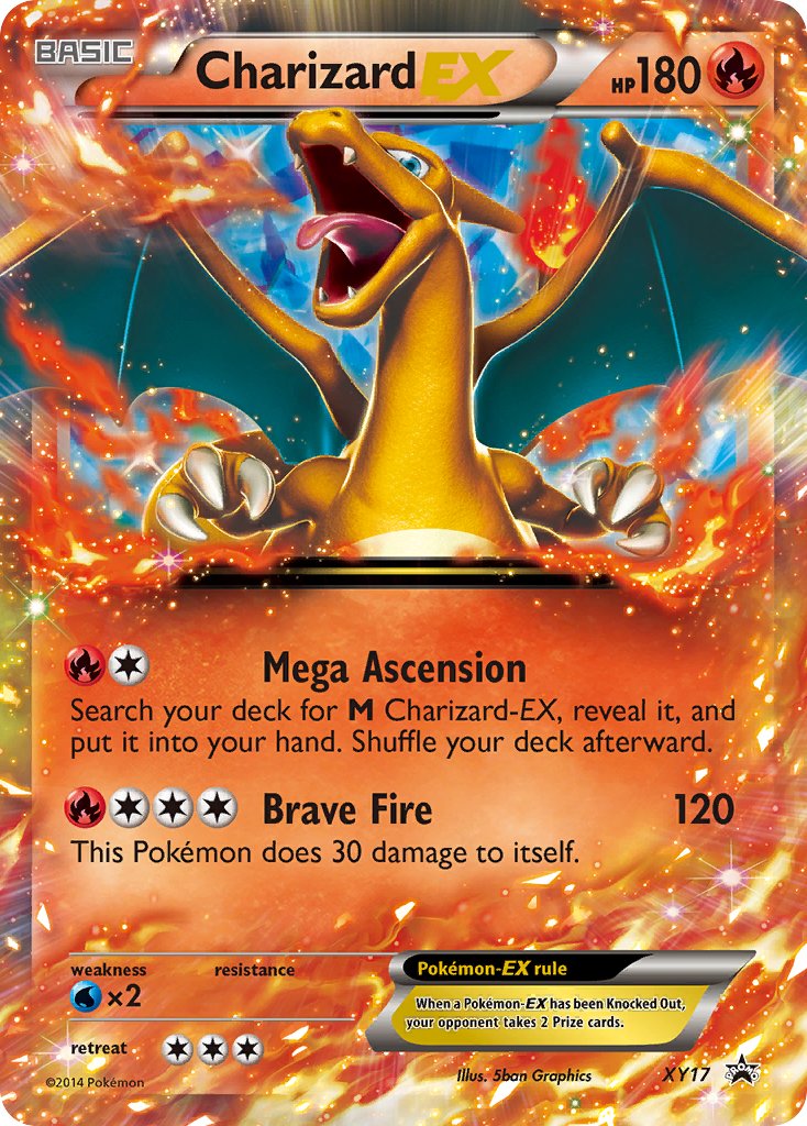 Promo Charizard EX Pokémon card