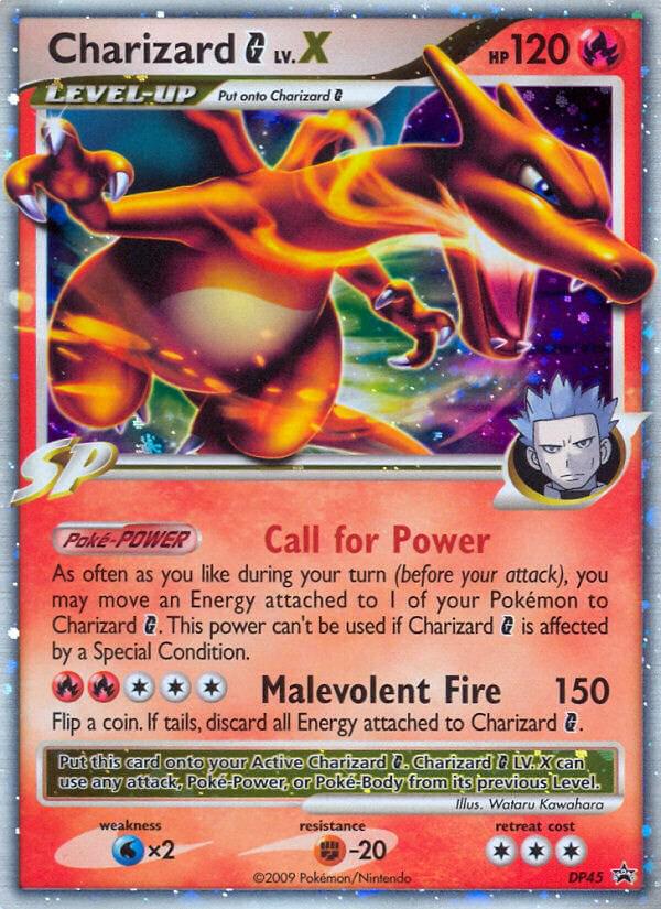 Promo Charizard G LV.X Pokémon card