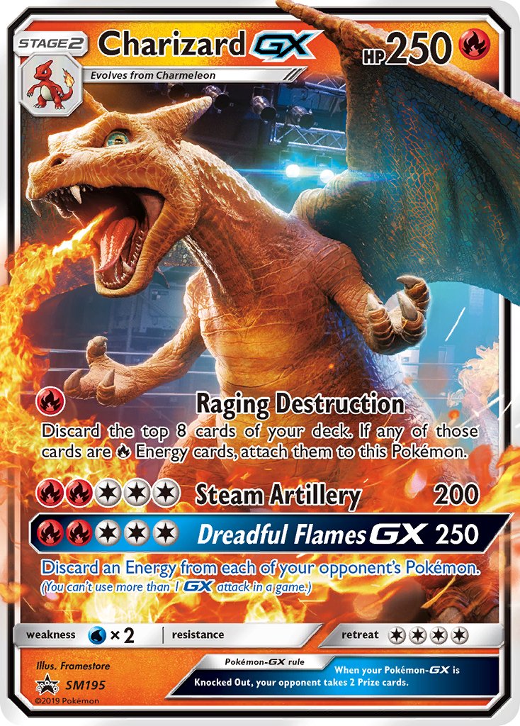Promo Charizard GX Pokémon card