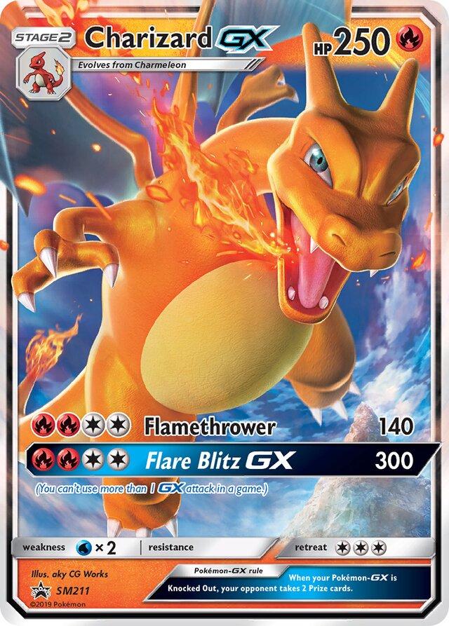 Promo Charizard GX Pokémon card
