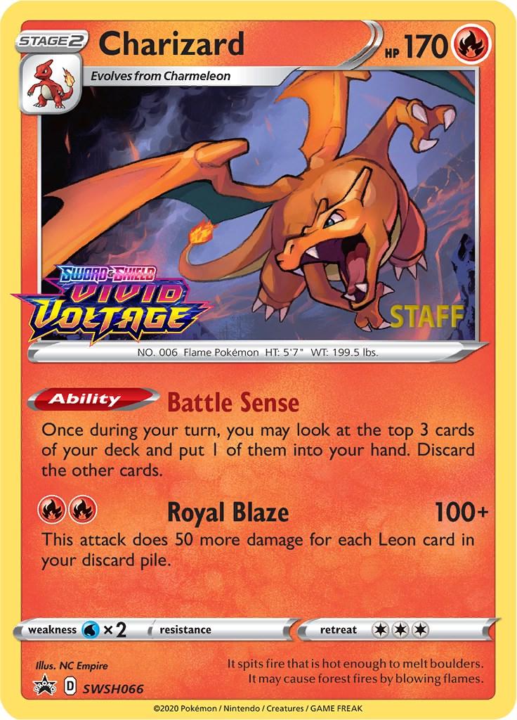 Promo Charizard [Staff] Pokémon card