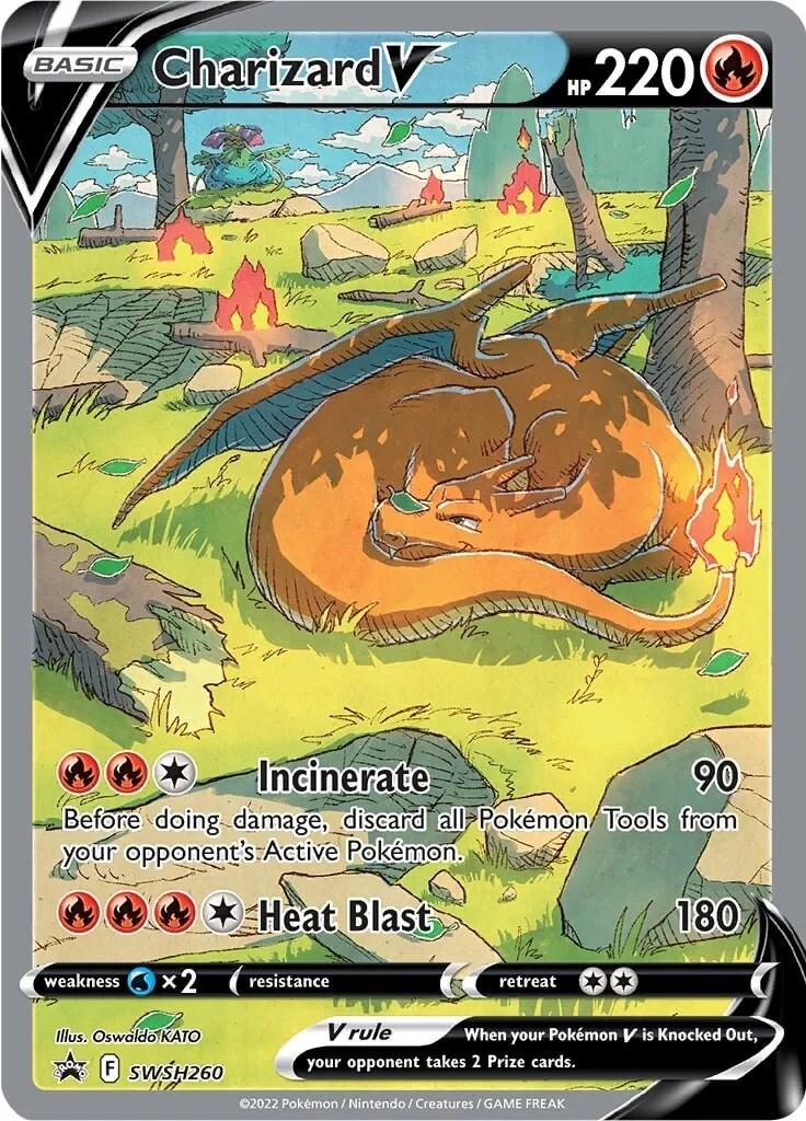 Promo Charizard V Pokémon card