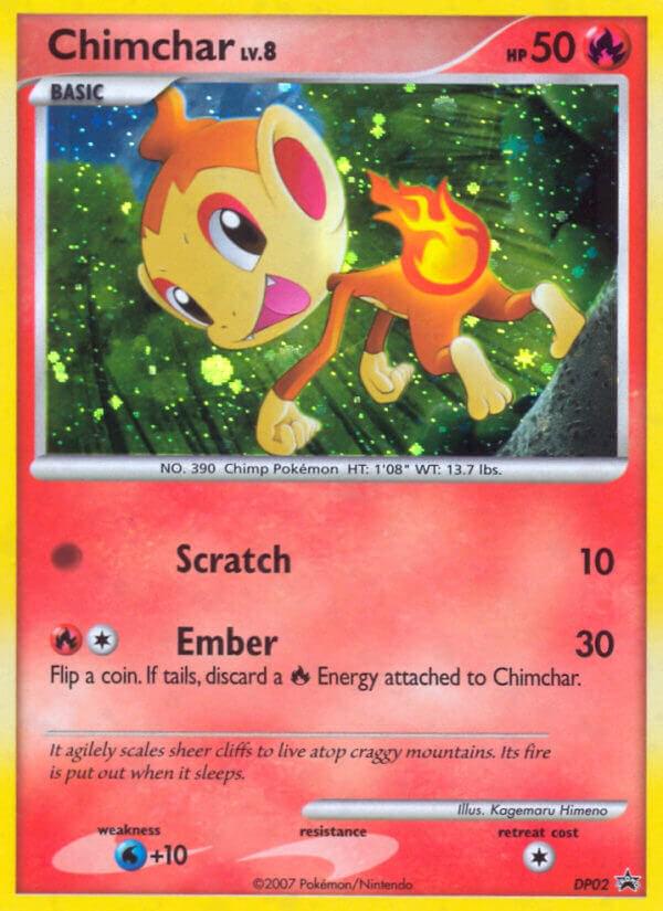 Promo Chimchar Pokémon card