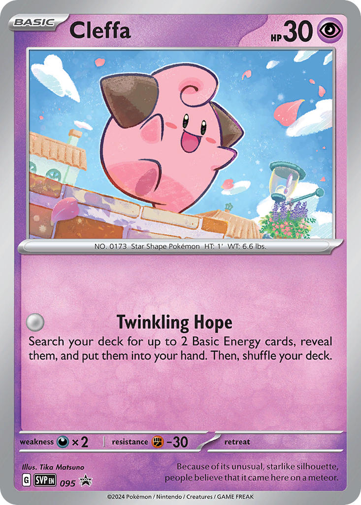 Promo Cleffa Pokémon card