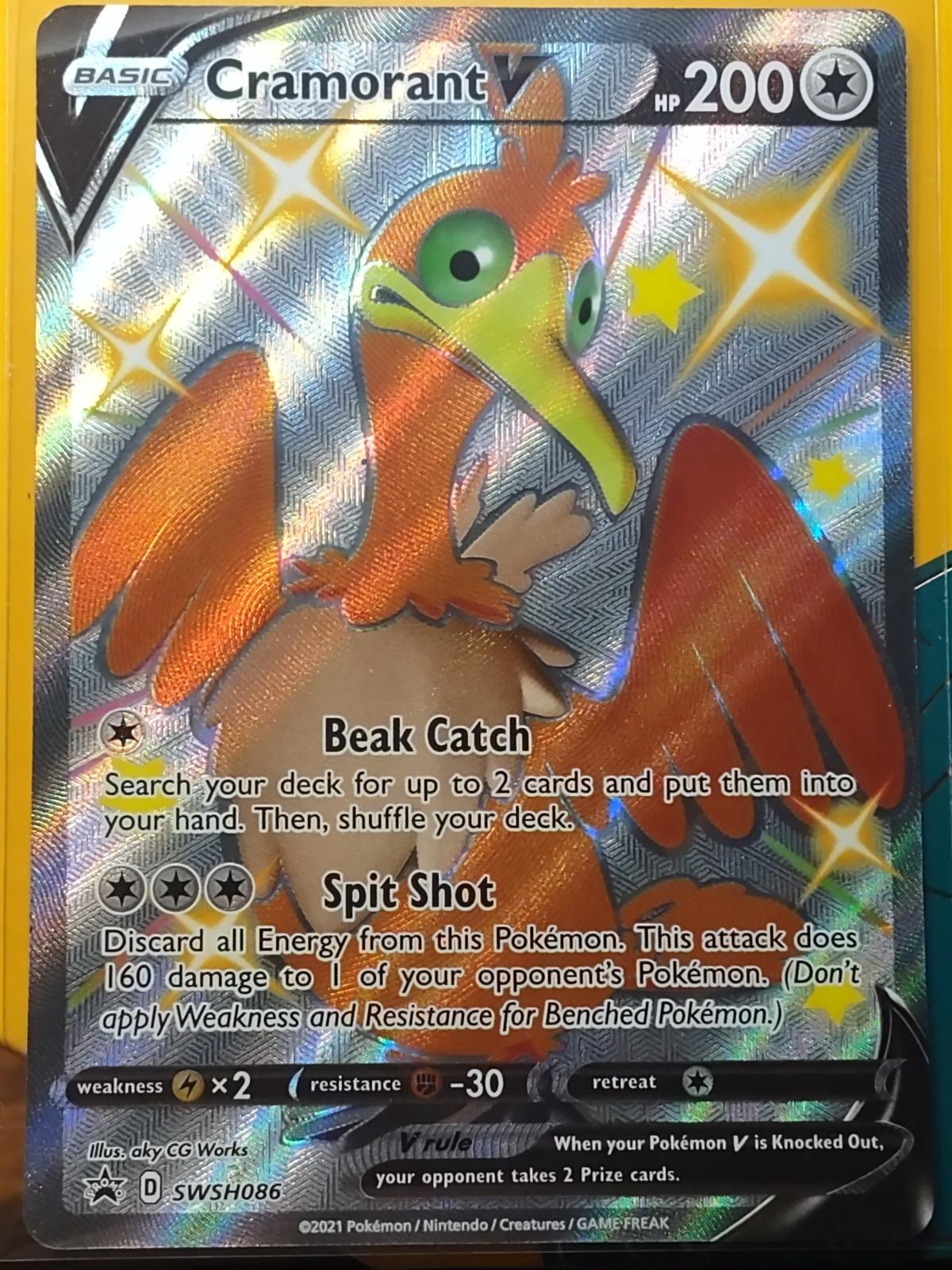 Promo Cramorant V Pokémon card