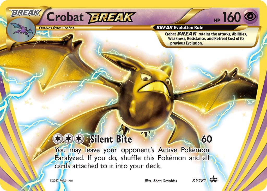 Promo Crobat BREAK Pokémon card