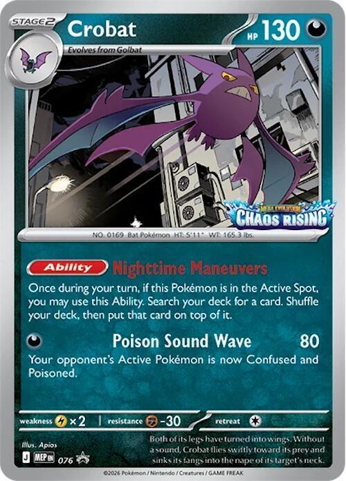 Promo Crobat [Stamped] Pokémon card