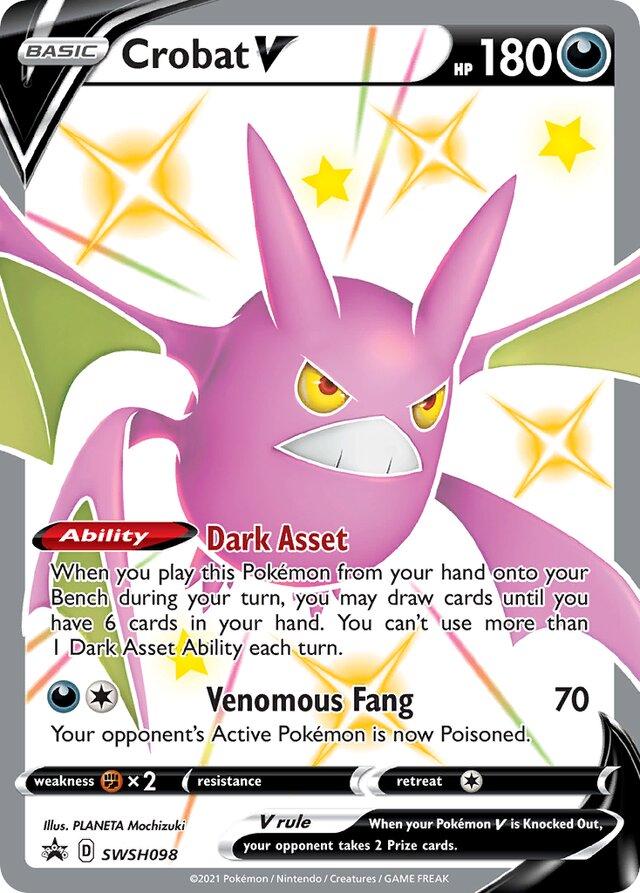 Promo Crobat V Pokémon card