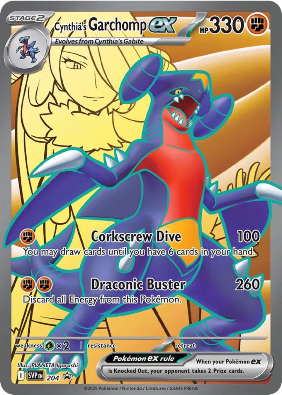 Cynthia's Garchomp Ex