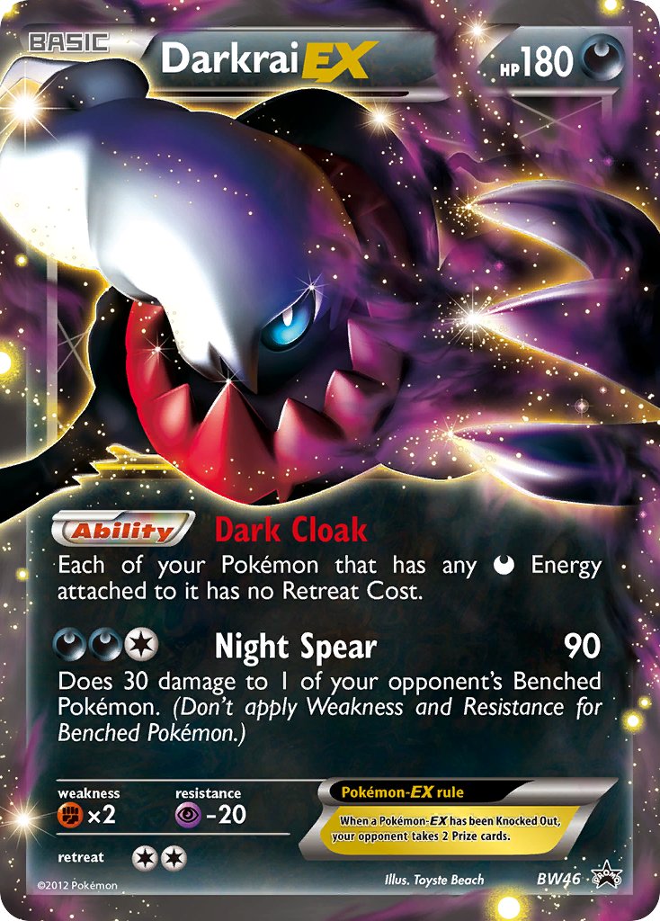 Promo Darkrai EX Pokémon card