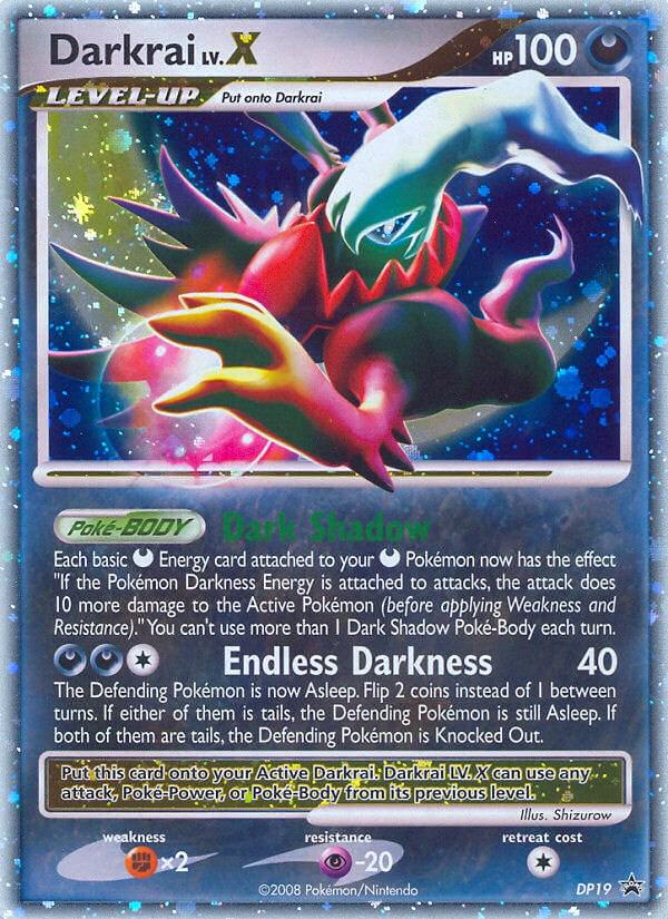 Promo Darkrai LV.X Pokémon card